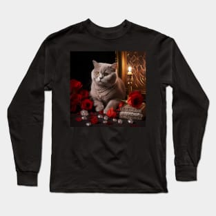 Spiritual British Shorthair Cat Long Sleeve T-Shirt